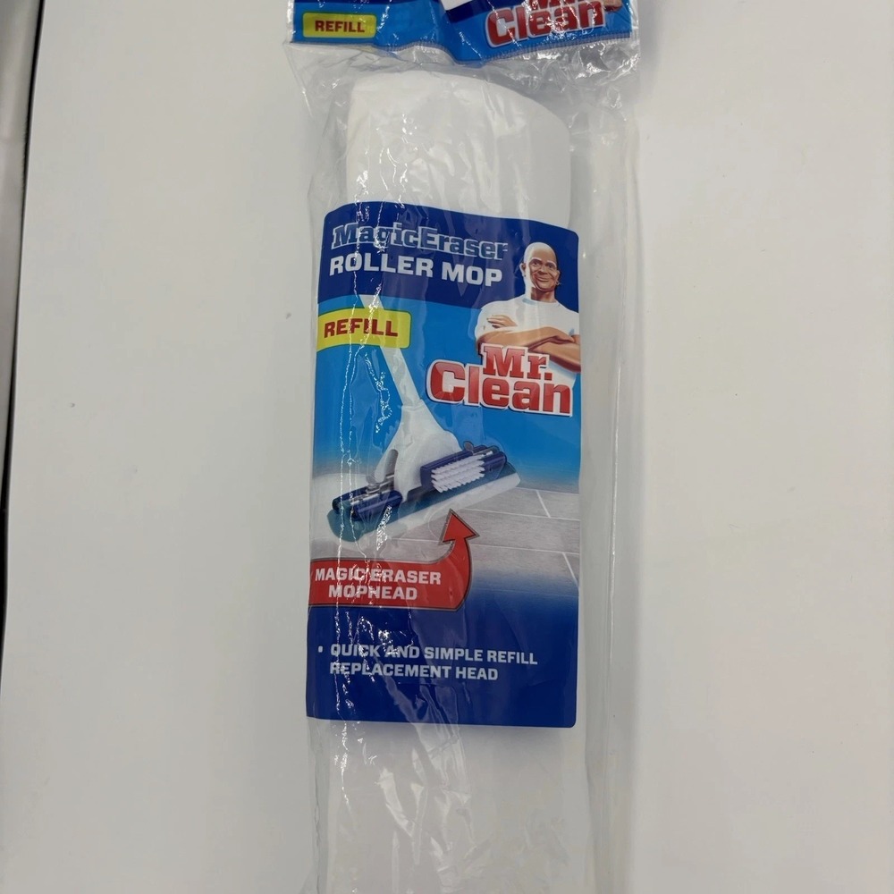 Mr Clean MagicEraser Roller Mop Refill Replacement Head Quick Sponge Mop Cleaner - Picture 3 of 6